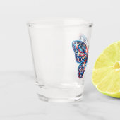 Vlinder voor de 250e verjaardag van de VS Shot Glas (Links)