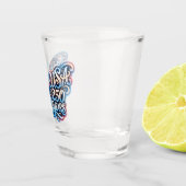 Vlinder voor de 250e verjaardag van de VS Shot Glas (Rechts)