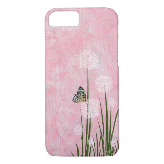 vlinder voor puinbloem Case-Mate iPhone case (Achterkant)