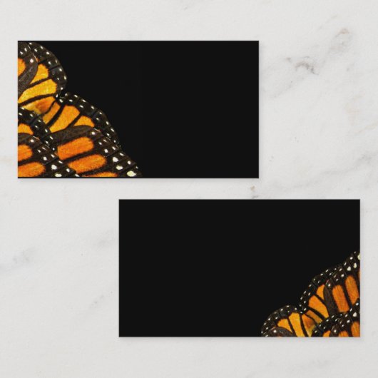 vlinder voor visitekaartje (Voorkant / Achterkant)