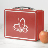 Vlinder-vormige gearceerde Kersenbloesem Lunchbox (In situ)