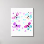 Vlinder Vrienden Canvas Afdruk (Voorkant)