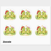 Vlinder Vrienden Ronde Sticker (Vel)