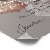 Vlinder Vrijgezellenfeest Mimosa Bar Tafelblad Poster (Hoek)