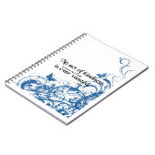 vlinder warrel van vriendelijkheid notitieboek (Linkerzijde)