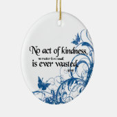 vlinder warreling van vriendelijkheid keramisch ornament (Rechts)