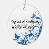 vlinder warreling van vriendelijkheid keramisch ornament (Links)