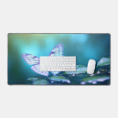 Vlinder Water Natuur Serene Tranquil Bureaumat (Keyboard & Muis)