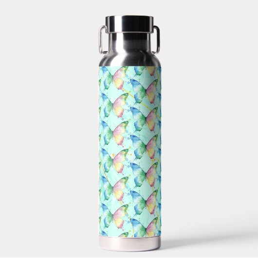 Vlinder Waterfles (Voorkant)