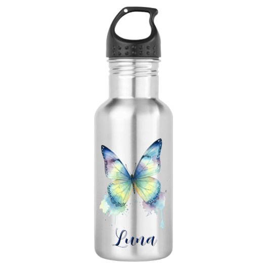 Vlinder Waterfles (Voorkant)