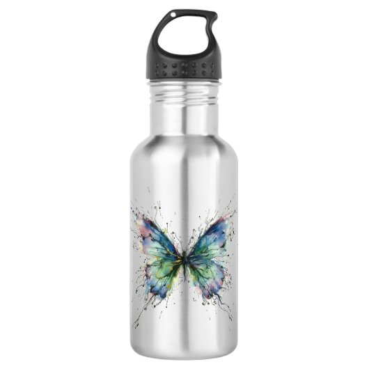 Vlinder Waterfles (Voorkant)