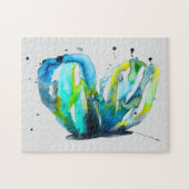 Vlinder waterverf grillige waterverf legpuzzel (Horizontaal)