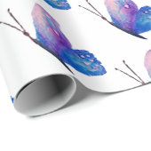 Vlinder Waterverf kunst, zoet inpakpapier (Rol Hoek)