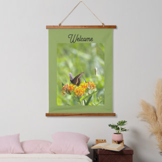 Vlinder Welkom Hangend Wandkleed