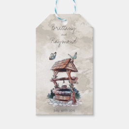 VLINDER WENSEN GOED GUNST TAGS CADEAULABEL