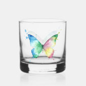 Vlinder Whisky Glas (Achterkant)