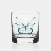Vlinder Whiskyglas Whisky Glas (Achterkant)
