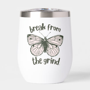 Vlinder Wijn Tumbler