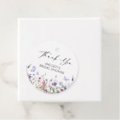 Vlinder Wilde Bloem Bruiloftsborrel Bedankjes Labels (In situ)