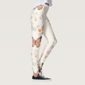 Vlinder Wilde Bloem Leggings (Rechts)