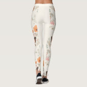 Vlinder Wilde Bloem Leggings (Achterkant)
