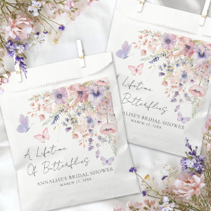 Vlinder Wilde Bloemen Bruidsdiner Bedankzakje