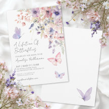 Vlinder Wilde Bloemen Bruidsdiner