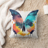 Vlinder Wilde Natuur Dierlijke Kleur Kunst Schilde Kussen (Deken)