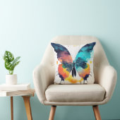 Vlinder Wilde Natuur Dierlijke Kleur Kunst Schilde Kussen (Stoel)