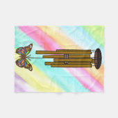 vlinder windklank deken (Voorkant (Horizontaal))