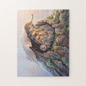 Vlinder Winterrust in Holle Boom Legpuzzel (Verticaal)