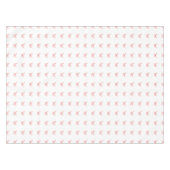 Vlinder wit rose goud roze tafelkleed (Voorkant (Horizontaal))