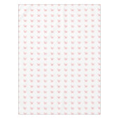 Vlinder wit rose goud roze tafelkleed (Voorkant)