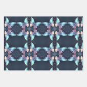  vlinder wrap papier platte plaat set van 3 inpakpapier vel (Voorkant 3)