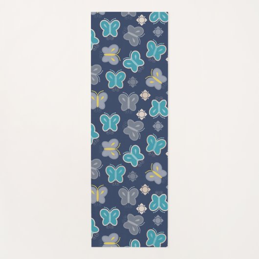 vlinder yogamat (Voorkant)