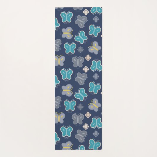 vlinder yogamat (Achterkant)