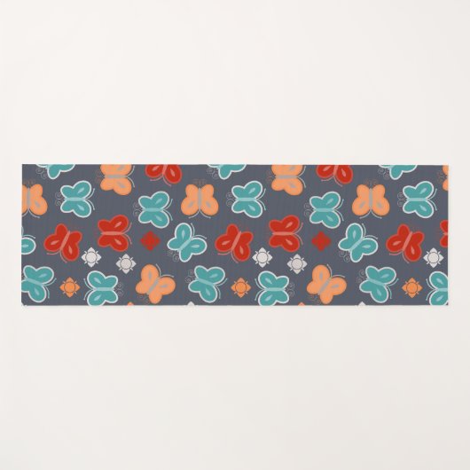 vlinder yogamat (Voorkant (horizontaal))