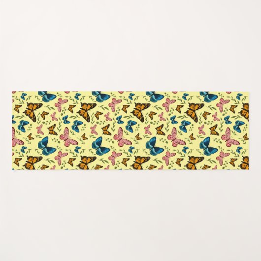 vlinder yogamat (Voorkant (horizontaal))