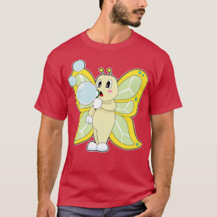 Vlinder zeepbellen t-shirt