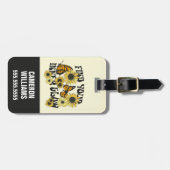  vlinder | Zoek uw binnenste gloed Bagagelabel (Voorkant horizontaal)