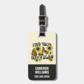  vlinder | Zoek uw binnenste gloed Bagagelabel (Voorkant verticaal)