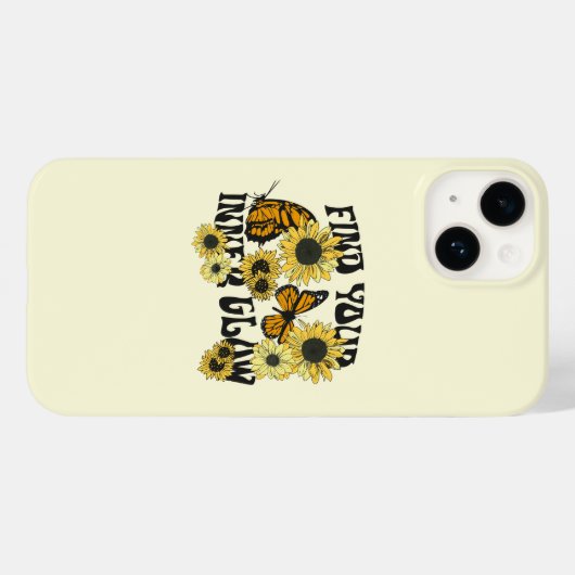  vlinder | Zoek uw binnenste gloed Case-Mate iPhone Case (Achterkant (horizontaal))