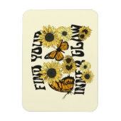 vlinder | Zoek uw binnenste gloed Magneet (Verticaal)