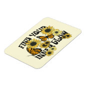 vlinder | Zoek uw binnenste gloed Magneet (Linkerzijde)