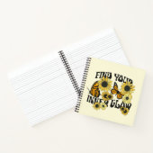  vlinder | Zoek uw binnenste gloed Notitieboek (Binnen)