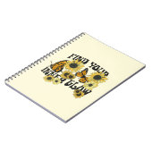 vlinder | Zoek uw binnenste gloed Notitieboek (Linkerzijde)