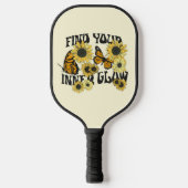 vlinder | Zoek uw binnenste gloed Pickleball Paddle (Voorkant)