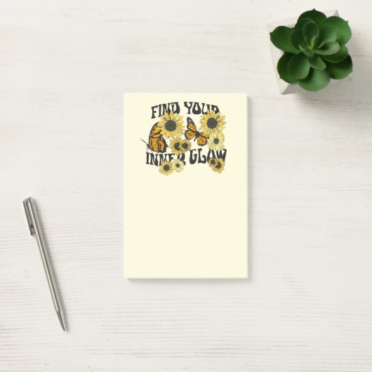  vlinder | Zoek uw binnenste gloed Post-it® Notes (Kantoor)