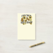  vlinder | Zoek uw binnenste gloed Post-it® Notes (Op bureau)