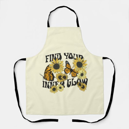  vlinder | Zoek uw binnenste gloed Schort (Voorkant)